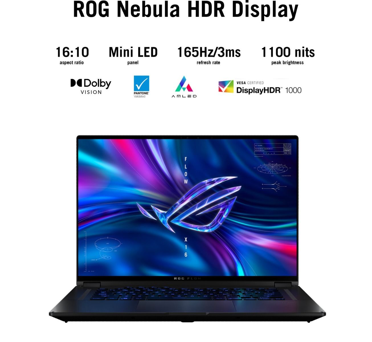 ASUS ROG Flow X16 | GV601VU-DS91T-CA | 360 2-in-1 Gaming Notebook