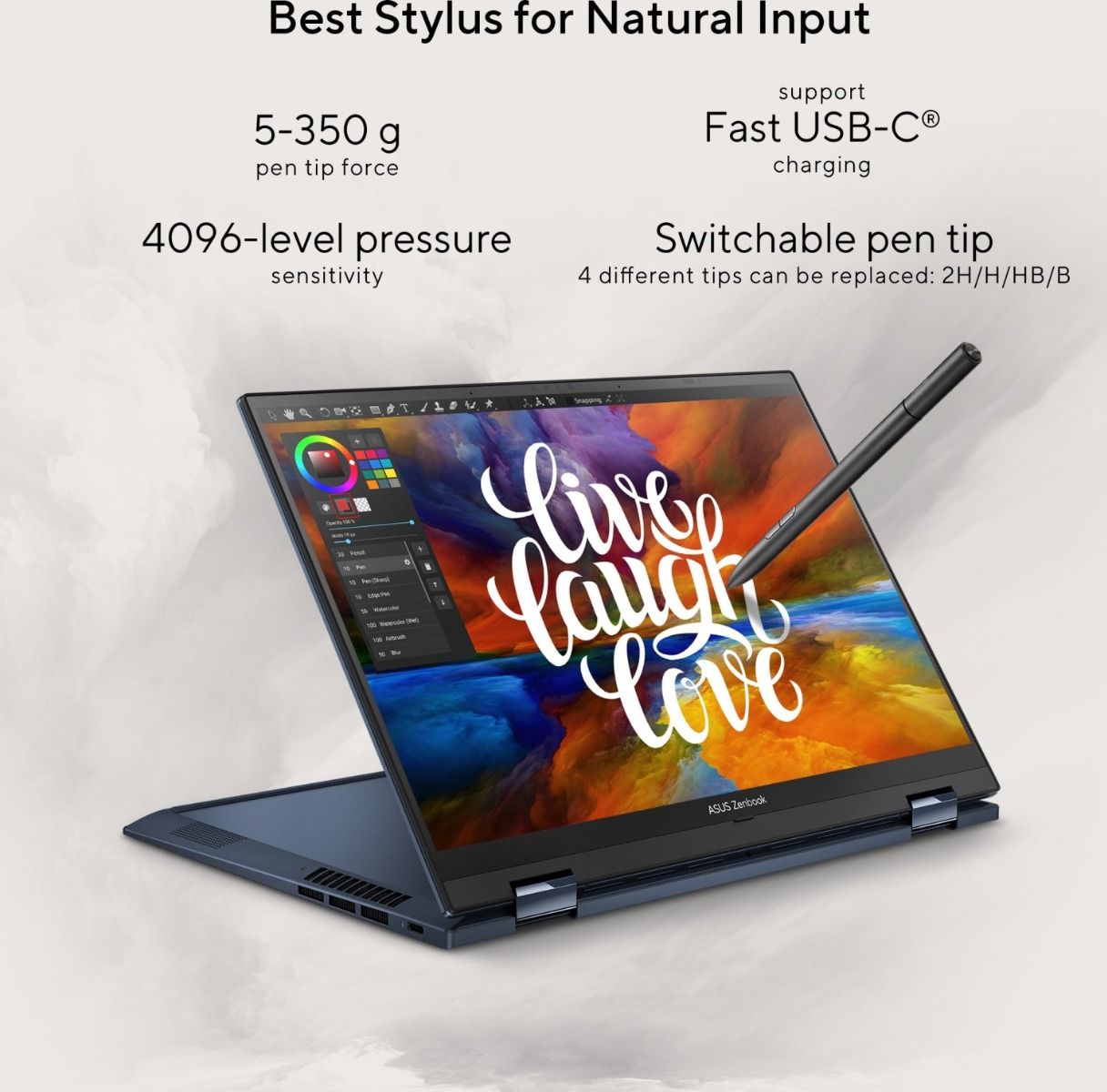 ASUS ZenBook S 13 Flip OLED UP5302ZA-XB71T-CA Ponder Blue