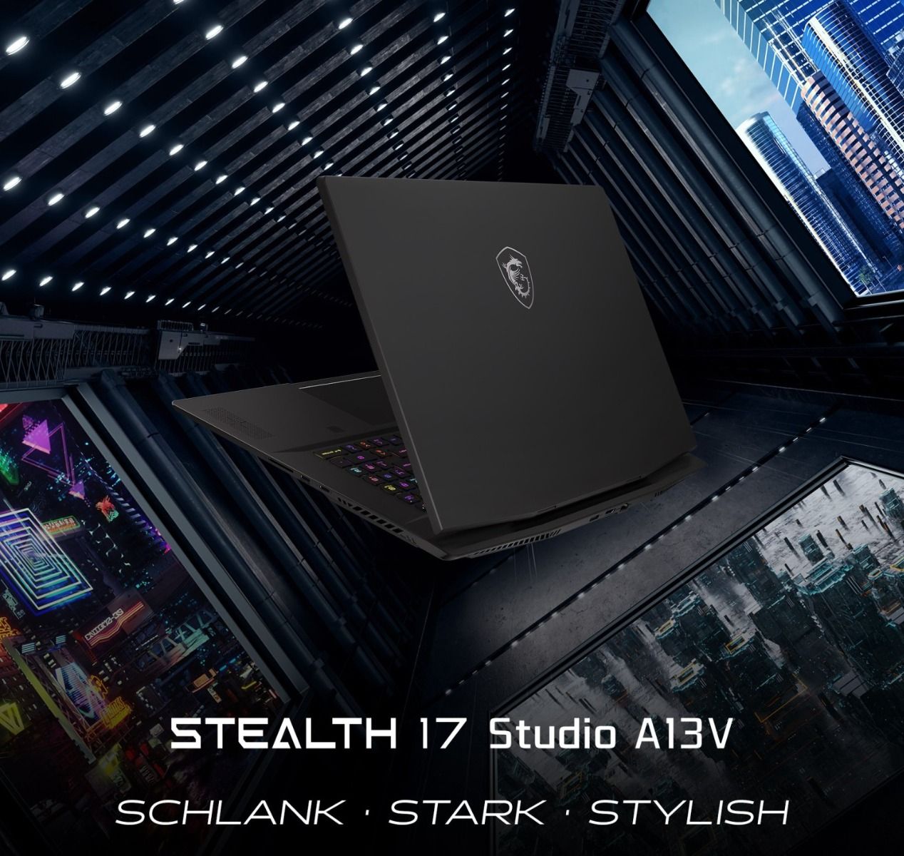 MSI STEALTH 17 STUDIO A13VG-020CA RTX 4070 Notebook