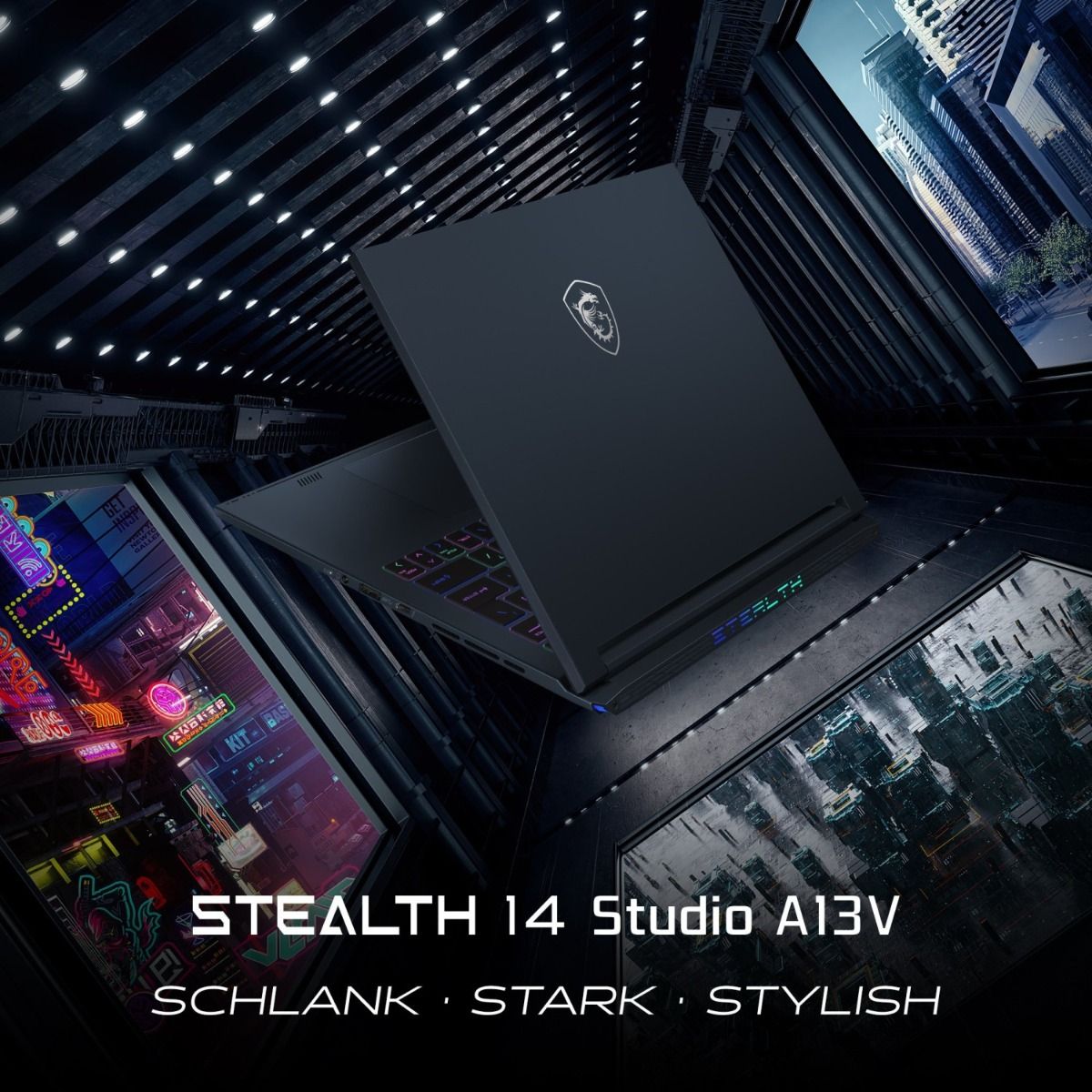 MSI STEALTH 14 STUDIO A13VF-053CA RTX 4060 Notebook