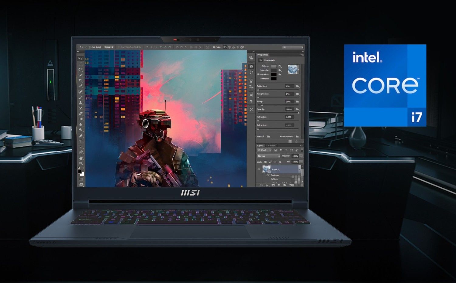 MSI STEALTH 14 STUDIO A13VF-053CA RTX 4060 Notebook