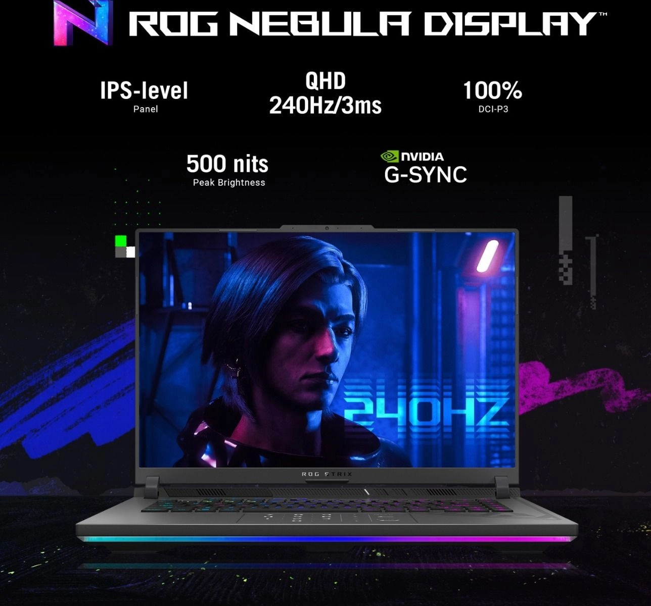 ASUS ROG Strix G16 | G614JJ-DS71-CA |  RTX 4060 Gaming Notebook