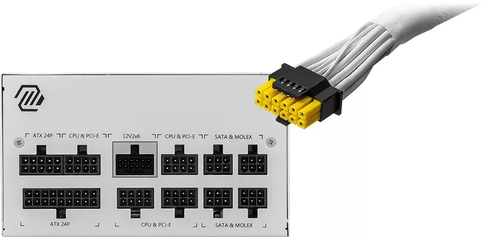 MSI MAG A850GL WHITE 850W ATX 3.0 Power Supply - ExtremePC