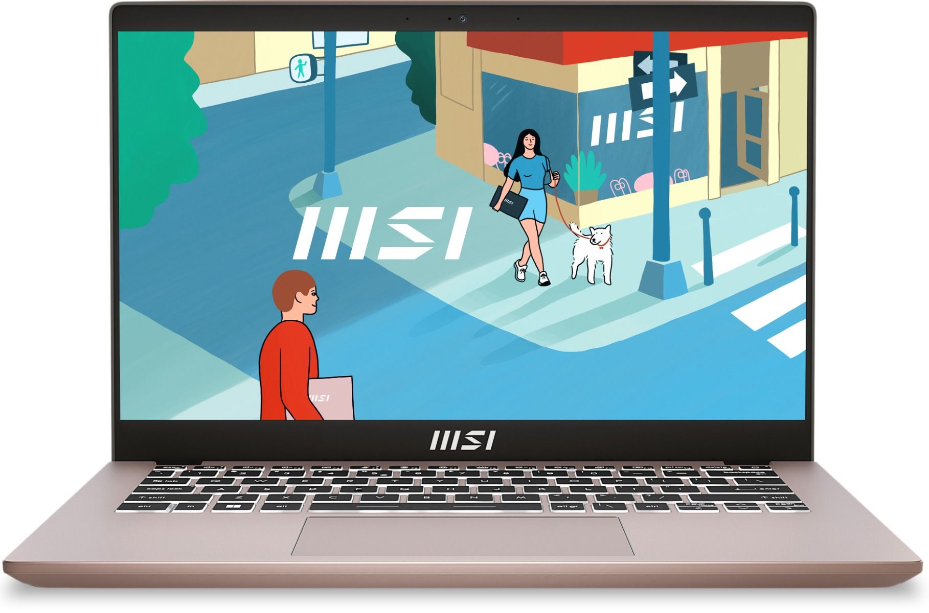MSI Modern 14 | C13M-606US |Beige Rose Ultra Thin Notebook