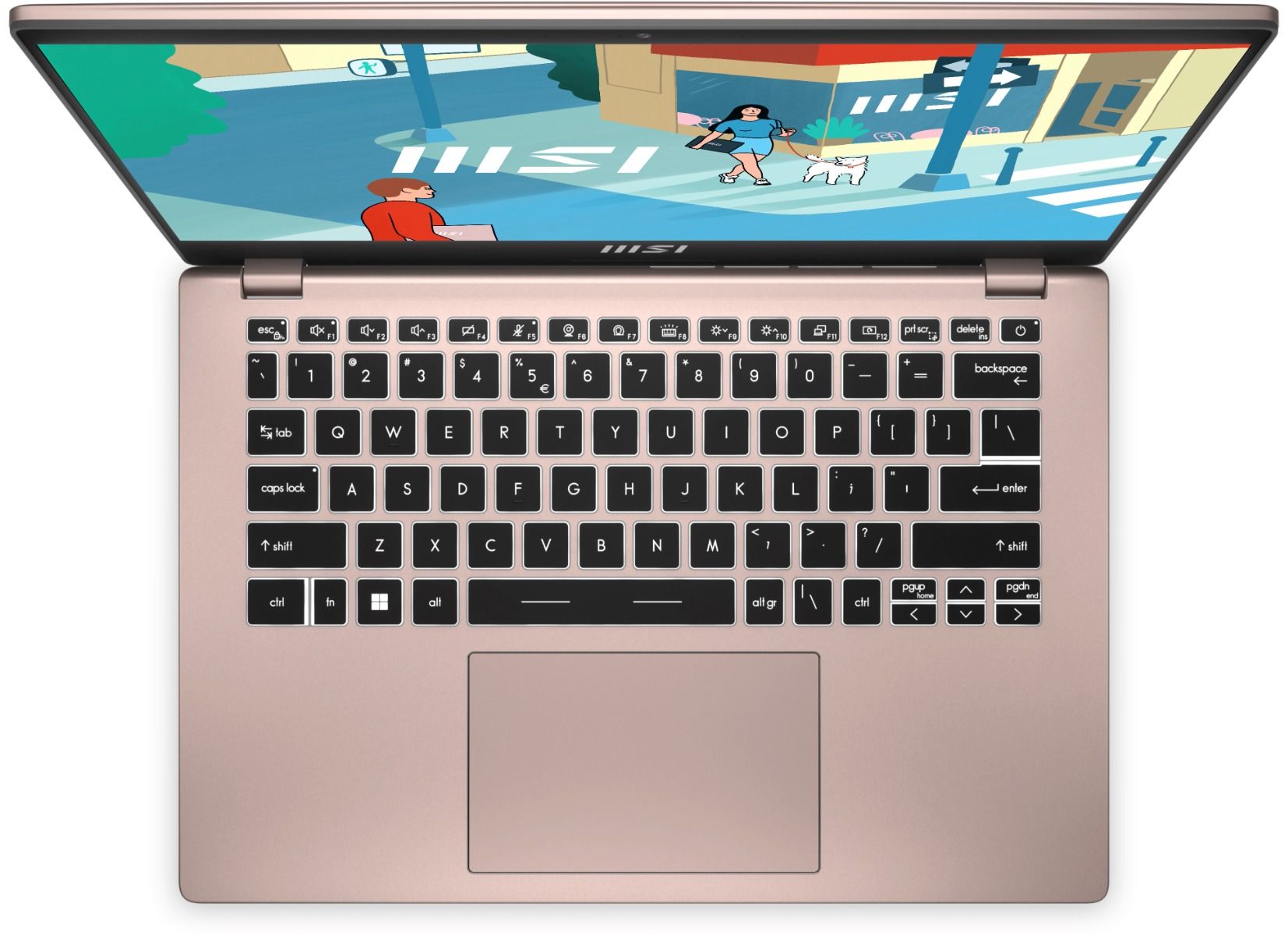 MSI Modern 14 | C13M-606US |Beige Rose Ultra Thin Notebook