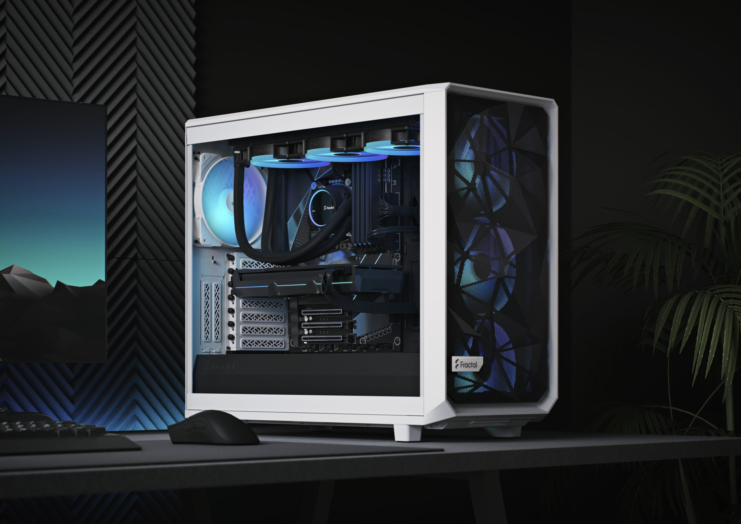 fractal meshify 2 rgb white
